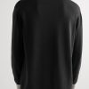 Striped Cotton and Lyocell-Blend Sweater - BK Striped Cotton and Lyocell-Blend Sweater - BK