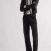 Striped Cotton and Lyocell-Blend Sweater - OU Striped Cotton and Lyocell-Blend Sweater - OU