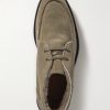 Andrew Split-Toe Shearling-Lined Suede Chukka Boots - E3