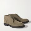 Andrew Split-Toe Shearling-Lined Suede Chukka Boots - FR