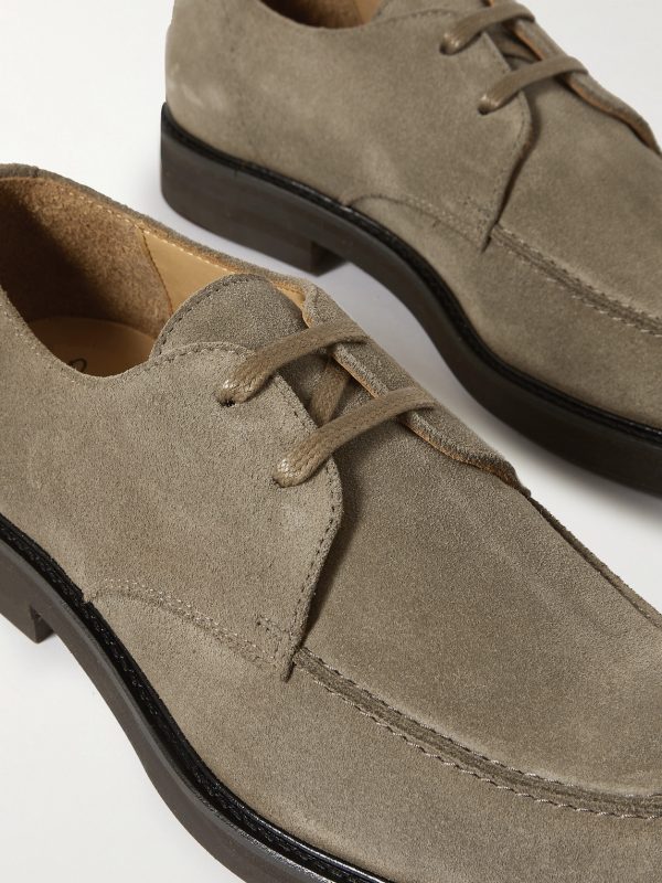 Andrew Split-Toe Regenerated Suede by evolo® Derby Shoes - CU