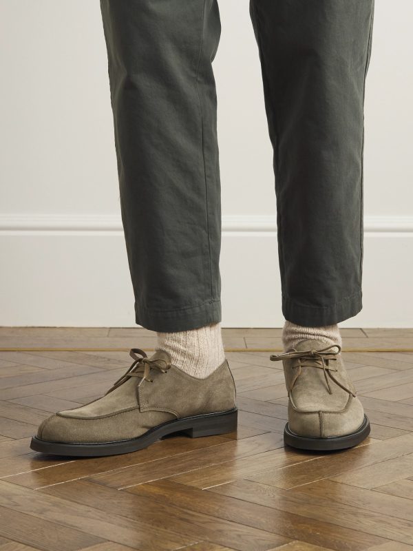 Andrew Split-Toe Regenerated Suede by evolo® Derby Shoes - E1