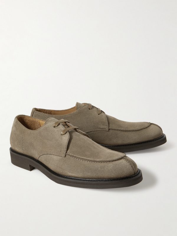Andrew Split-Toe Regenerated Suede by evolo® Derby Shoes - FR