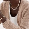 Trio Link Sterling Silver Necklace - FR Trio Link Sterling Silver Necklace - FR