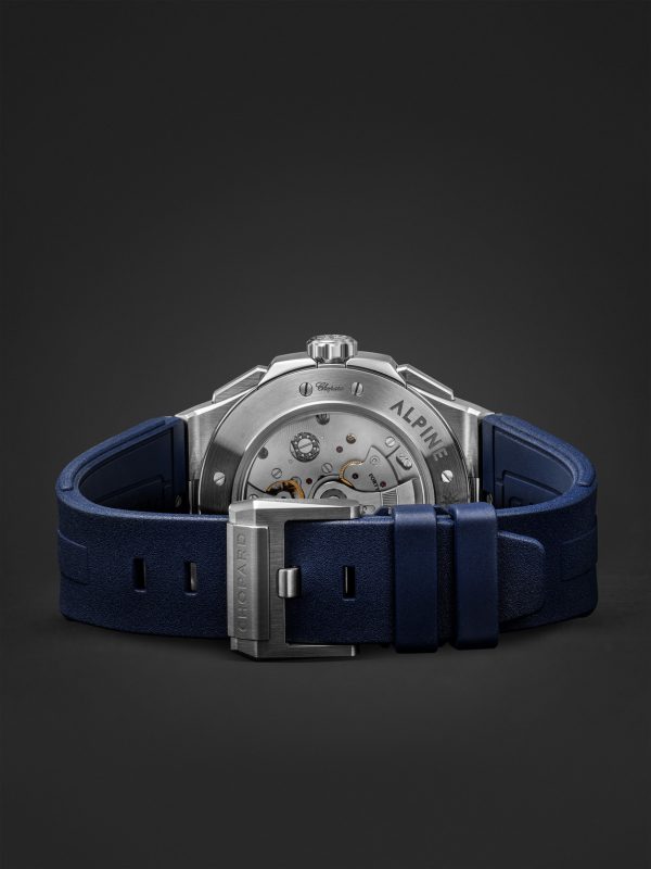 Alpine Eagle XL Chrono Automatic 44mm Lucent Steel and Rubber Watch, Ref. No. 298609-3003 - E2