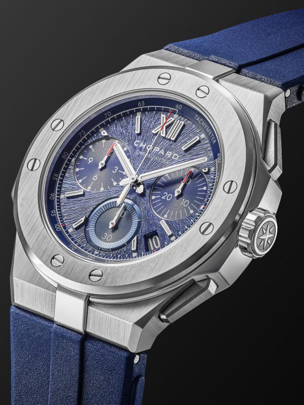 Alpine Eagle XL Chrono Automatic 44mm Lucent Steel and Rubber Watch, Ref. No. 298609-3003 - FR