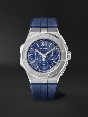 Alpine Eagle XL Chrono Automatic 44mm Lucent Steel and Rubber Watch, Ref. No. 298609-3003 Alpine Eagle XL Chrono Automatic 44mm Lucent Steel and Rubber Watch, Ref. No. 298609-3003