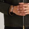 Classic Racing Rubber and Silver-Tone Bracelet - FR