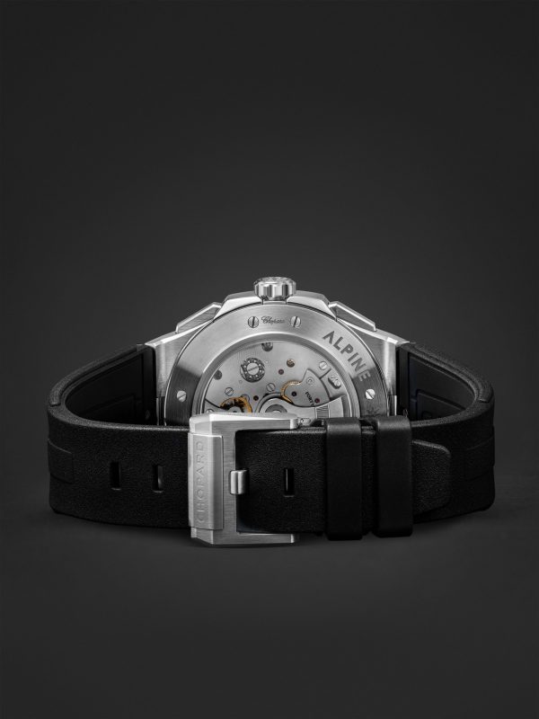 Alpine Eagle XL Chrono Automatic 44mm Lucent Steel and Rubber Watch, Ref. No. 298609-3004 - E2