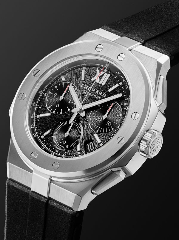 Alpine Eagle XL Chrono Automatic 44mm Lucent Steel and Rubber Watch, Ref. No. 298609-3004 - FR