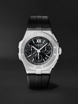 Alpine Eagle XL Chrono Automatic 44mm Lucent Steel and Rubber Watch, Ref. No. 298609-3004 Alpine Eagle XL Chrono Automatic 44mm Lucent Steel and Rubber Watch, Ref. No. 298609-3004