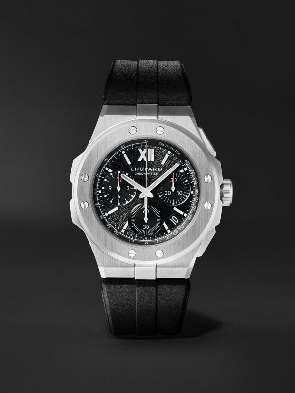 Alpine Eagle XL Chrono Automatic 44mm Lucent Steel and Rubber Watch, Ref. No. 298609-3004