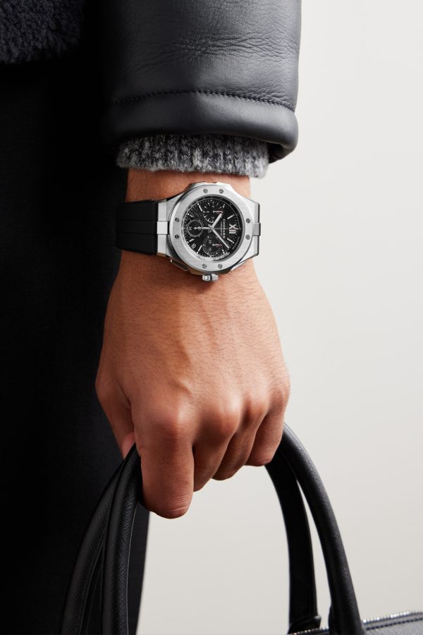 Alpine Eagle XL Chrono Automatic 44mm Lucent Steel and Rubber Watch, Ref. No. 298609-3004 - OU