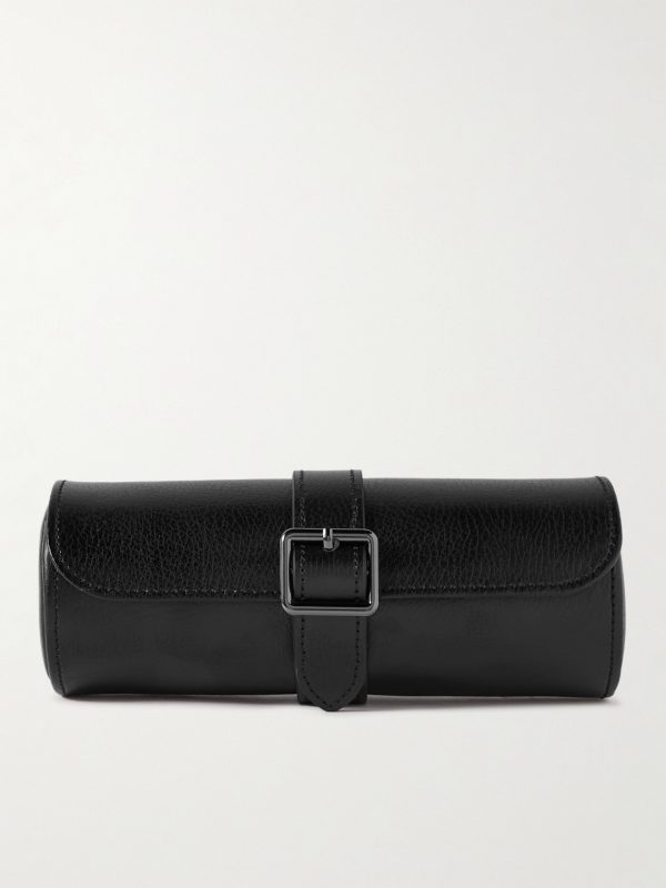 British Racing Pebble-Grain Leather Watch Roll British Racing Pebble-Grain Leather Watch Roll