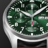 Pilot's Automatic Chronograph 43mm Stainless Steel and Leather Watch, Ref. No. IW378005 - CU