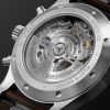 Pilot's Automatic Chronograph 43mm Stainless Steel and Leather Watch, Ref. No. IW378005 - E1