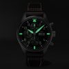 Pilot's Automatic Chronograph 43mm Stainless Steel and Leather Watch, Ref. No. IW378005 - E5