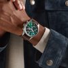 Pilot's Automatic Chronograph 43mm Stainless Steel and Leather Watch, Ref. No. IW378005 - OU