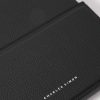 Logo-Print Full-Grain Leather and Silver-Tone Travel Wallet - CU