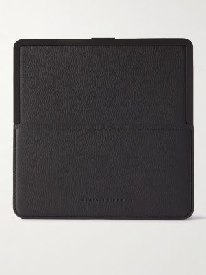 Logo-Print Full-Grain Leather Travel Wallet Logo-Print Full-Grain Leather Travel Wallet