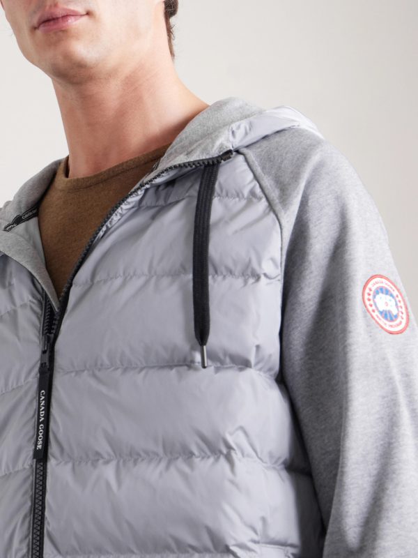 HyBridge Huron Quilted Shell and Cotton-Jersey Down Jacket - CU HyBridge Huron Quilted Shell and Cotton-Jersey Down Jacket - CU