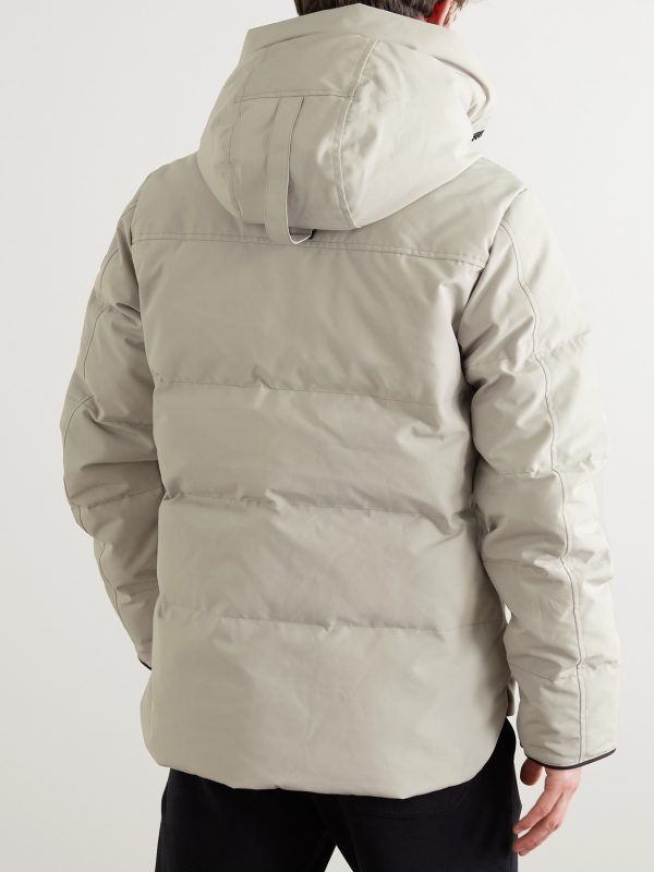 Macmillan Logo-Appliquéd Quilted Shell Hooded Down Parka - BK Macmillan Logo-Appliquéd Quilted Shell Hooded Down Parka - BK