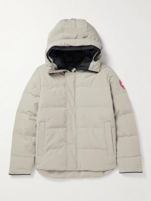 Macmillan Logo-Appliquéd Quilted Shell Hooded Down Parka Macmillan Logo-Appliquéd Quilted Shell Hooded Down Parka