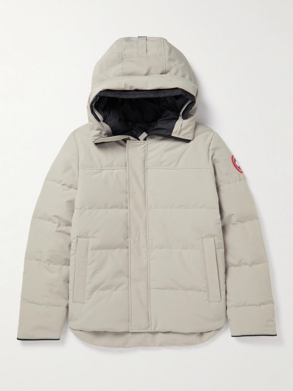 Macmillan Logo-Appliquéd Quilted Shell Hooded Down Parka Macmillan Logo-Appliquéd Quilted Shell Hooded Down Parka