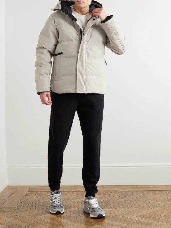 Macmillan Logo-Appliquéd Quilted Shell Hooded Down Parka - OU Macmillan Logo-Appliquéd Quilted Shell Hooded Down Parka - OU
