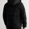 Macmillan Logo-Appliquéd Quilted Shell Hooded Down Parka - BK Macmillan Logo-Appliquéd Quilted Shell Hooded Down Parka - BK