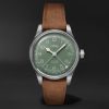 Big Crown Pointer Date Automatic 36mm Stainless Steel and Leather Watch, Ref. No. 01 754 7749 4067-07 5 17 68