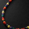 Formentera Forte Beads Gold Multi-Stone Necklace - E1 Formentera Forte Beads Gold Multi-Stone Necklace - E1