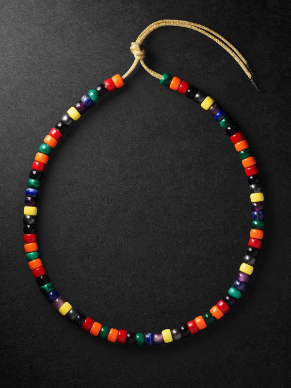 Formentera Forte Beads Gold Multi-Stone Necklace Formentera Forte Beads Gold Multi-Stone Necklace