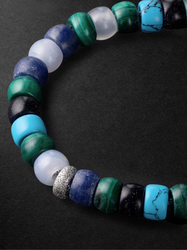 Portofino Forte Beads White Gold Multi-Stone Bracelet - CU Portofino Forte Beads White Gold Multi-Stone Bracelet - CU