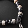 St Tropez Forte Beads White Gold Multi-Stone Bracelet - BK St Tropez Forte Beads White Gold Multi-Stone Bracelet - BK