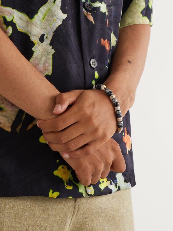 St Tropez Forte Beads White Gold Multi-Stone Bracelet - FR St Tropez Forte Beads White Gold Multi-Stone Bracelet - FR