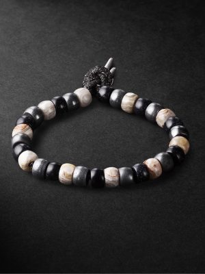 St Tropez Forte Beads White Gold Multi-Stone Bracelet St Tropez Forte Beads White Gold Multi-Stone Bracelet