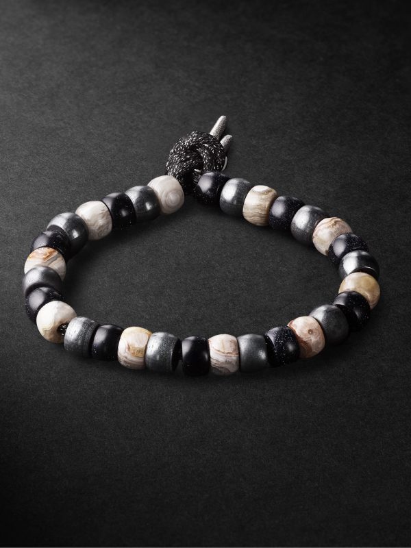 St Tropez Forte Beads White Gold Multi-Stone Bracelet St Tropez Forte Beads White Gold Multi-Stone Bracelet
