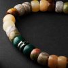 Hamptons Forte Beads Blackened Gold Multi-Stone Bracelet - CU