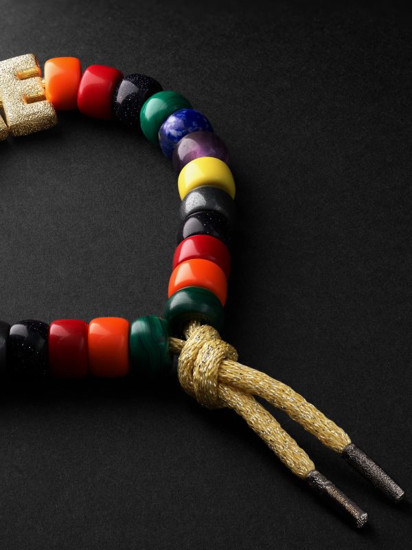 Formentera Forte Beads Gold Multi-Stone Bracelet - BK Formentera Forte Beads Gold Multi-Stone Bracelet - BK