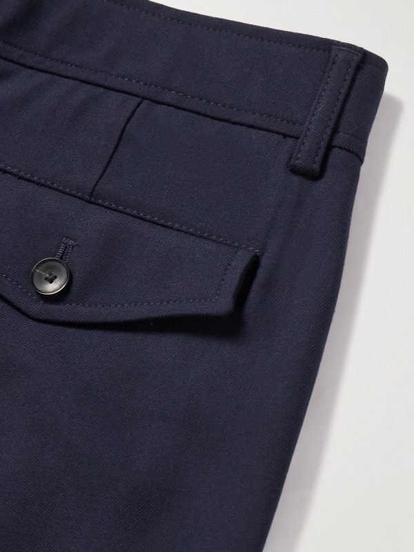 Tapered Pleated Woven Trousers - CU Tapered Pleated Woven Trousers - CU