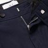 Tapered Pleated Woven Trousers - E1 Tapered Pleated Woven Trousers - E1