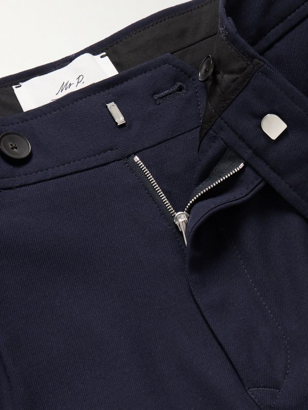 Tapered Pleated Woven Trousers - E1 Tapered Pleated Woven Trousers - E1