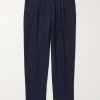Tapered Pleated Woven Trousers Tapered Pleated Woven Trousers
