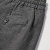 Straight-Leg Checked Cotton-Blend Hopsack Drawstring Trousers - CU Straight-Leg Checked Cotton-Blend Hopsack Drawstring Trousers - CU