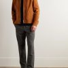 Straight-Leg Checked Cotton-Blend Hopsack Drawstring Trousers - OU Straight-Leg Checked Cotton-Blend Hopsack Drawstring Trousers - OU