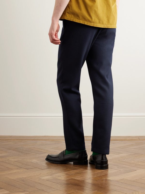 Tapered Virgin Wool-Blend Sweatpants - BK Tapered Virgin Wool-Blend Sweatpants - BK