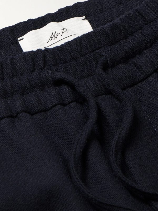 Tapered Virgin Wool-Blend Sweatpants - CU Tapered Virgin Wool-Blend Sweatpants - CU