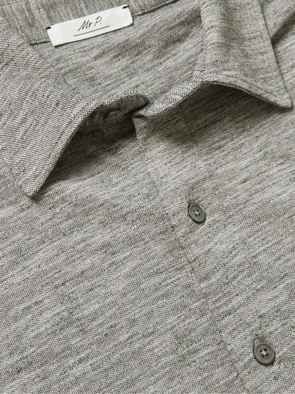 Mélange Organic Cotton-Piqué Shirt - CU Mélange Organic Cotton-Piqué Shirt - CU