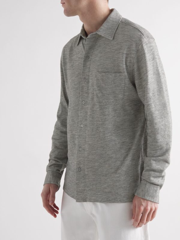 Mélange Organic Cotton-Piqué Shirt - FR Mélange Organic Cotton-Piqué Shirt - FR